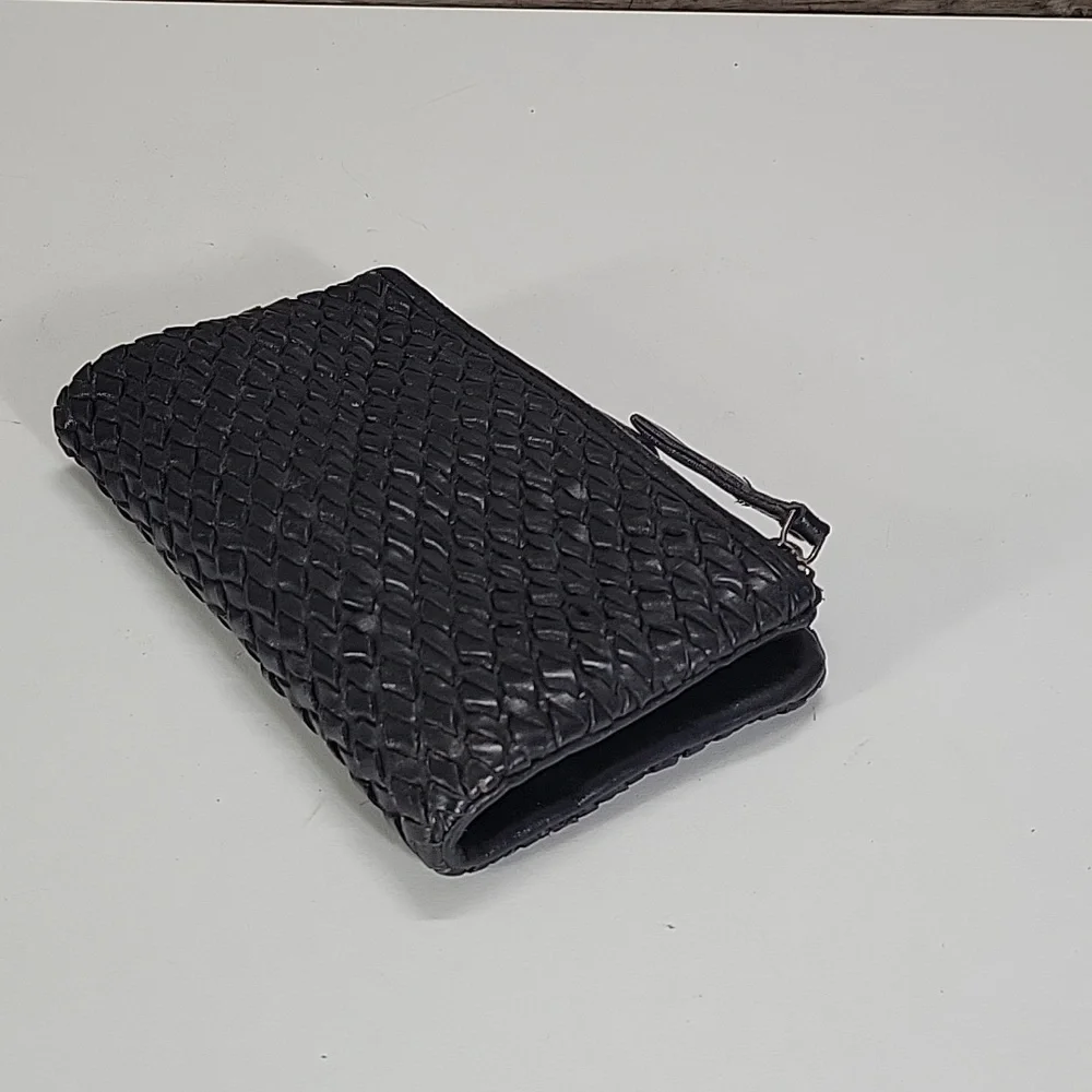 Vilenca Holland for Anthropologie Black Woven Wallet